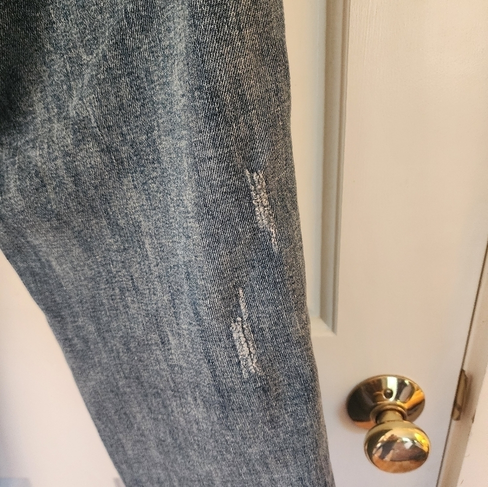 Risen high rise distressed girlfriend jeans  size 9/29 - Picture 8 of 14